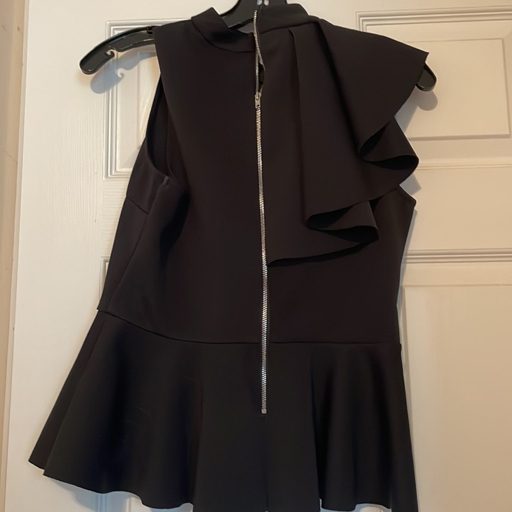 Lulus Forever More Black Peplum Top - Picture 4 of 5